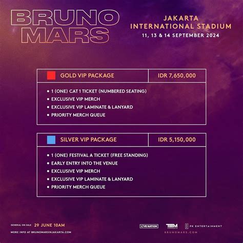 Bruno Mars Concert 2024 Jakarta (Show Added)