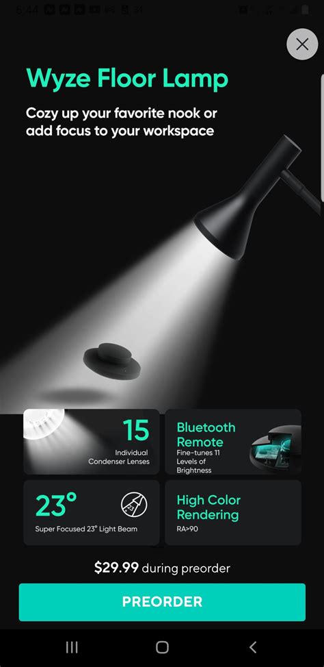 Wyze Floor Lamp? Seriously? I can't keep your app from crashing and you ...