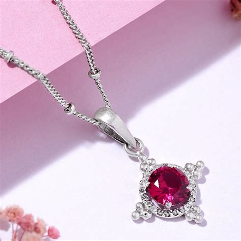 92.5 Silver Red Kundan Chakra Necklace – Unniyarcha