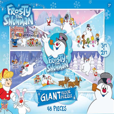 Frosty the Snowman 48 Piece Floor Jigsaw Puzzle | Oriental Trading