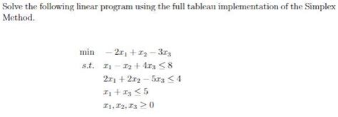 Image result for Simplex Tableau Example