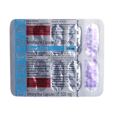 RESTECLIN 500MG CAPSULE Price, Uses, Side Effects, Composition - Apollo ...