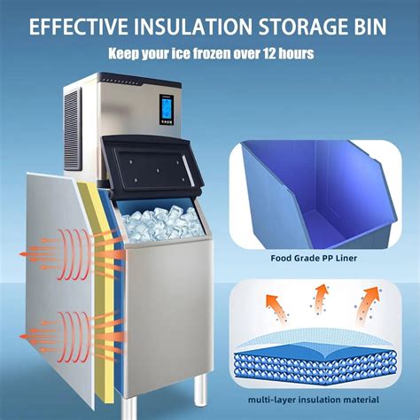 Commercial Ice Maker with ETL Certification- 450 lbs/24H Output - GSEICE