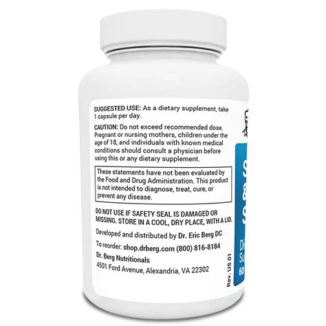 Dr. Berg's Sinus & Lung Support Supplement - Healthy Respiratory System ...