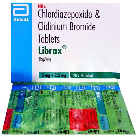Librax Tablet 20's Price, Uses, Side Effects, Composition - Apollo Pharmacy