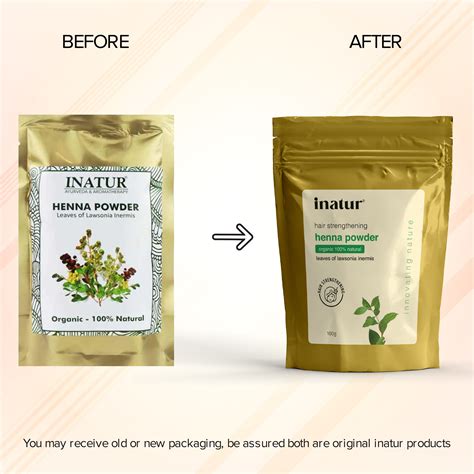 Buy Inatur Henna Powder, Natural & Chemical-Free, with Herbs for Hair ...