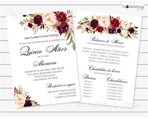 Quinceanera Invitations In Spanish Wording - Letter Words Unleashed ...