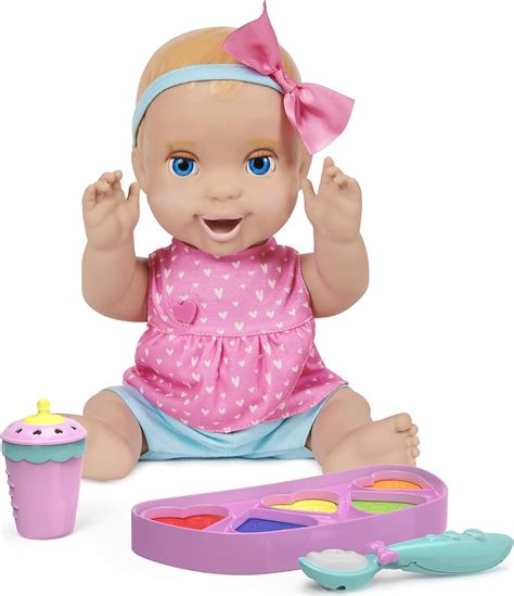 Amazon.com: Mealtime Magic Mia, Interactive Feeding Baby Doll, Recognizes Over 50 Foods with ...