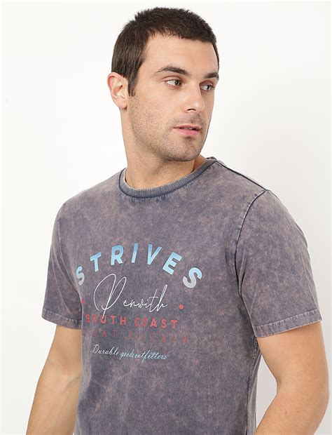 Buy Pure Cotton Printed Round Neck T-shirt at Marks & Spencer
