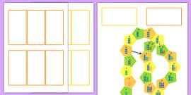 Counting Numicon Shapes 1 to 10: Board Game (teacher made)