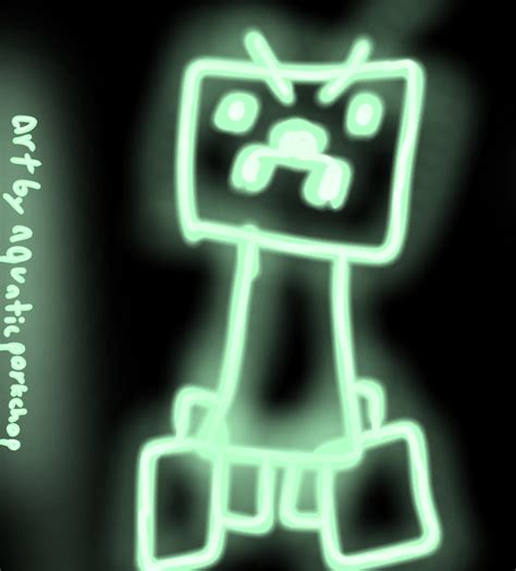 Image result for Minecraft Creeper Icon Neon