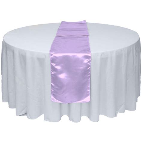 Lavender Satin Table Runner 12 | Banquet decorations, Table runners ...