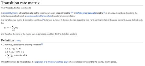 Image result for Transition Matrix Time Series