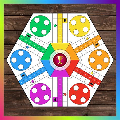 Six players ludo games board design 13139655 Vector Art at Vecteezy