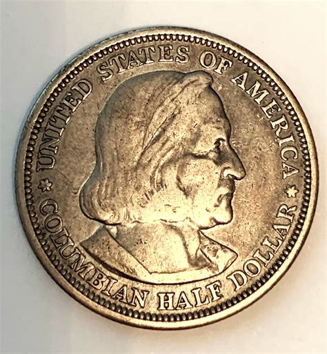 1893 COLUMBIAN EXPOSITION COMM UNITED STATES HALF DOLLAR SILVER ...