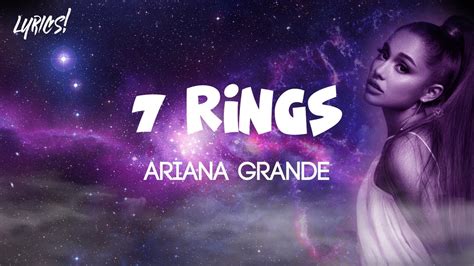 Ariana Grande - 7 Rings (Lyrics) - YouTube