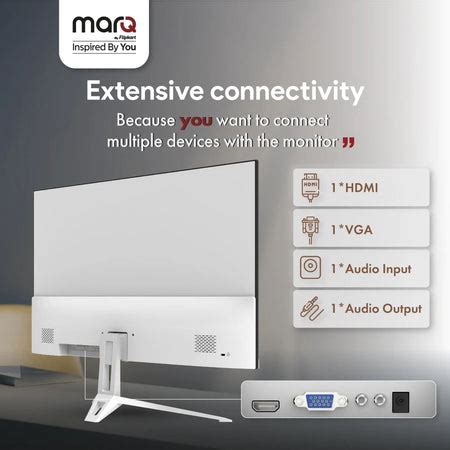 MarQ by Flipkart 60.96 cm (24 inch) Full HD IPS Panel Inbuilt Speakers