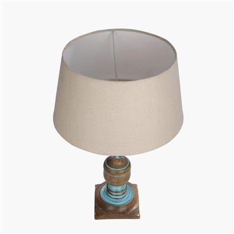 Buy HOMESAKE Wooden Set of 2 Table Lamps from Homesake at just INR 8000.0