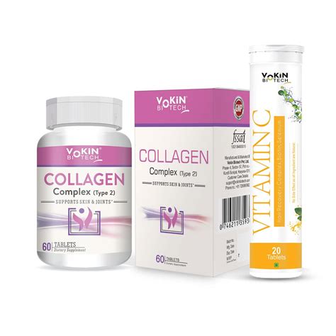 Vokin Biotech Collagen Complex Formulas Type 2 (For Skin & Joint ...