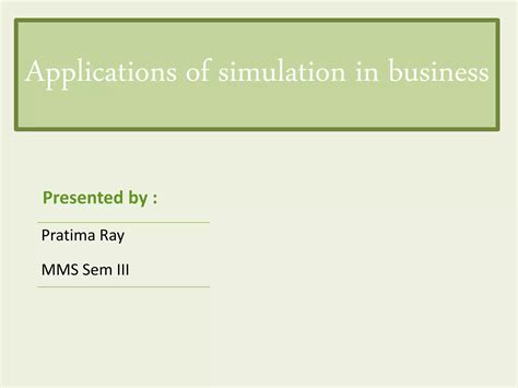 Example of Simulation Application 的图像结果