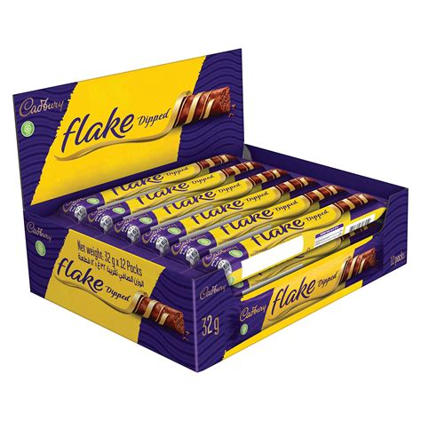 Cadbury Flake chocolate Dipped Bar 32 Grams X 12 Pieces. : Amazon.in ...