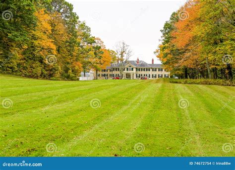 Manchester, Vermont - November 3, 2012: Hildene, the Lincoln Family ...