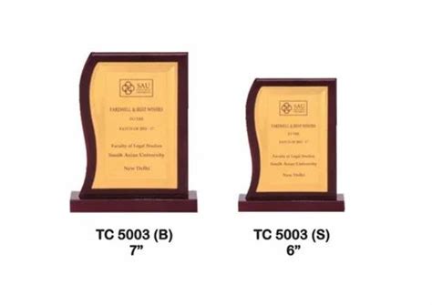 Wooden Mementoes - Wooden Awards Trophies Trader - Retailer from Chennai