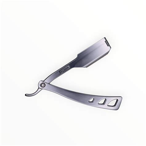 Best Straight Edge Shaving Razor, Brushed Silver | BOSS BERRY