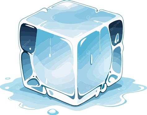 Ice Cube Cartoon Clip Art, Ice Cube, Block, Melted PNG Transparent ...