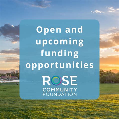 Rose Community Foundation on LinkedIn: #fundingopportunity