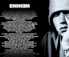 that's me... kycerz ♥: Eminem ft. Dido - Stan Lyric