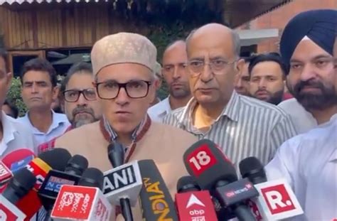 Flanked by Shammi Oberoi & Nasir Wani , To be CM J&K, Omar Abdullah ...