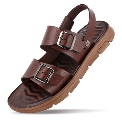 Walkaroo+ Men Sandals - WE1335 BROWN – Walkaroo Footwear