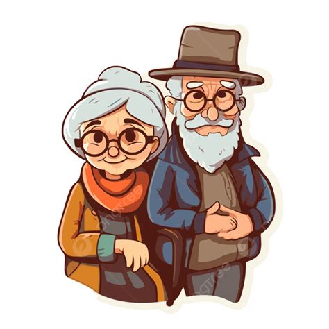 Clipart De Pareja De Ancianos Pareja De Ancianos Tercera Edad.