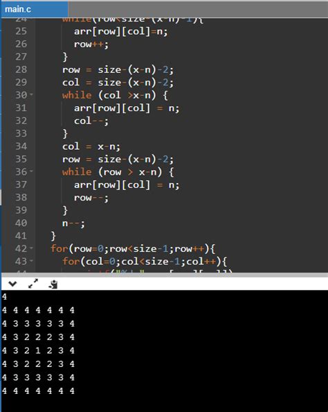 Image result for Pattern Printing Using Loop Injavascript
