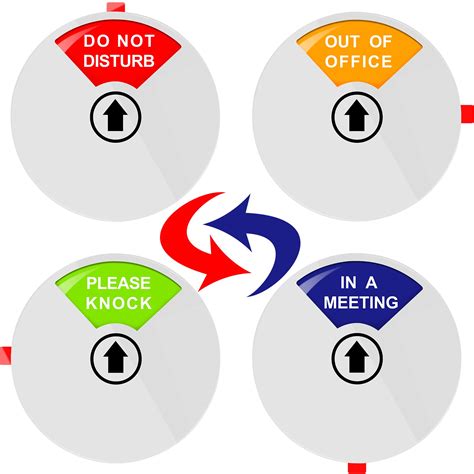 Sukh Do Not Disturb Door Sign Office Status Sign 4 | Desertcart INDIA