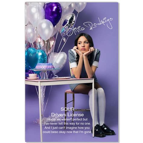 Idfine Olivia Rodrigo Poster Cute Posters Sour Album Cover Posters ...