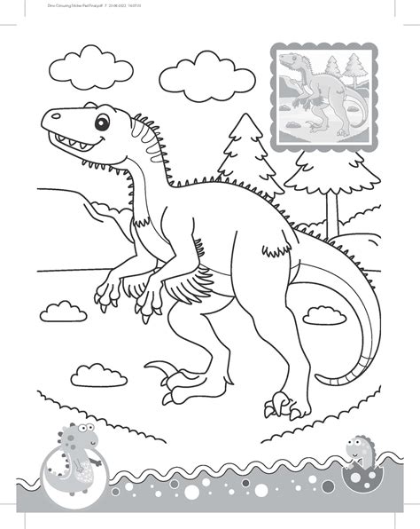 Buy Dreamland Dinosaurs - It's Colour time with Stickers - An Activity ...