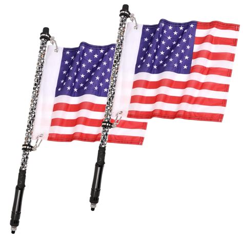 Offroadtown 2pcs 2ft Led Whip Light Rf Remote Control Spiral ...