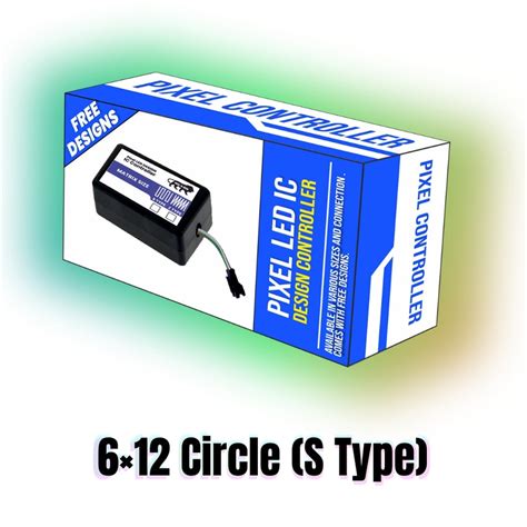Pixel LED IC Controller for Circle S Type 6×12 – 30+ Dynamic Effects ...