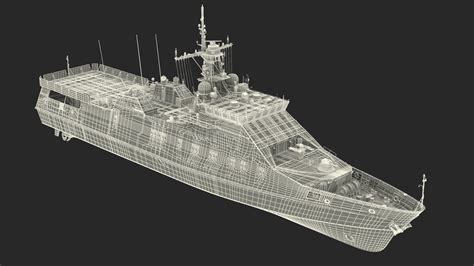 3D Coast Guard Ship Rigged model | 3D Molier International