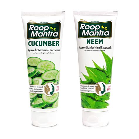 Roop Mantra Face Wash Combo | Neem for Acne, Pimples And Anti Bacterial ...