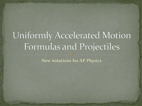 Uniformly Accelerated Motion Examples 的图像结果
