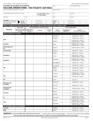 eziz vaccine order form - Blank Fillable Template | Fill Out, Print ...