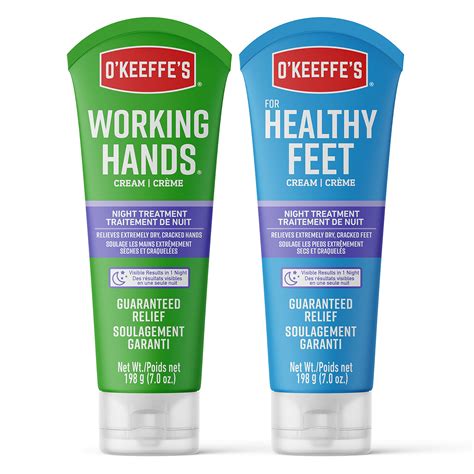 Buy O'Keeffe'sWorking Hands Night Hand Cream and y Feet Night Foot ...