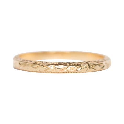 White Gold and Yellow Gold Wedding Band For Sale at 1stDibs | yellow ...