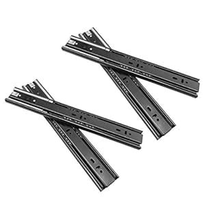 NUZAMAS 2 Pairs of Steel Ball Bearing Drawer Runners Slides 16inch ...