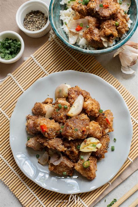 Salt and Pepper Pork Chop Bites