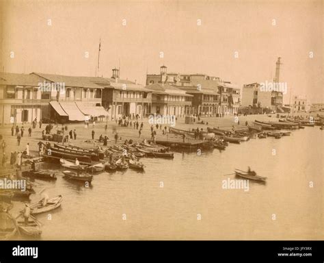 The Port, Port-Said, Egypt Stock Photo - Alamy