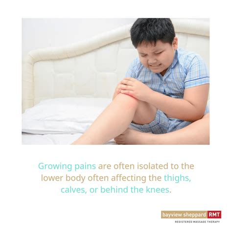 The Impact of Massage on Growing Pains - Bayview Sheppard Registered Massage Therapy